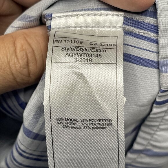 Quiksilver Mens Plaid Button-Up Shirt XXL Blue & Gray - Picture 3 of 5